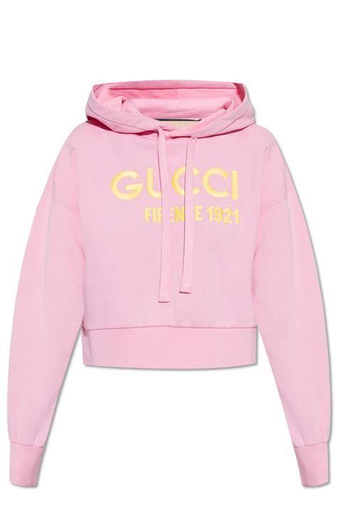 how does gucci hoodie fit|gucci cropped sweatshirt etsy.